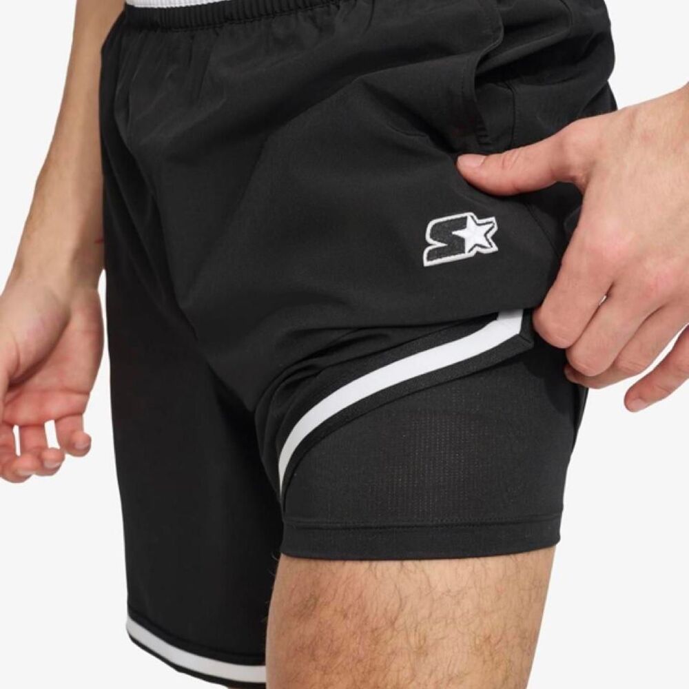 Starter Men's Black Swim-briefs-shorts